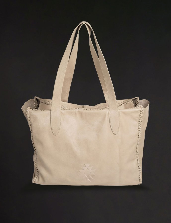 The karma oversized tote bag sand