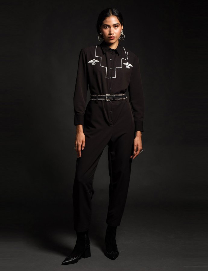 Spirit  jumpsuit embroidery