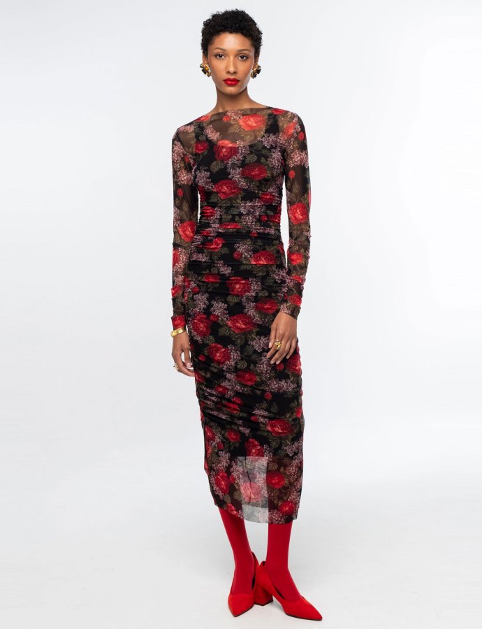 Fairytale long mesh dress
