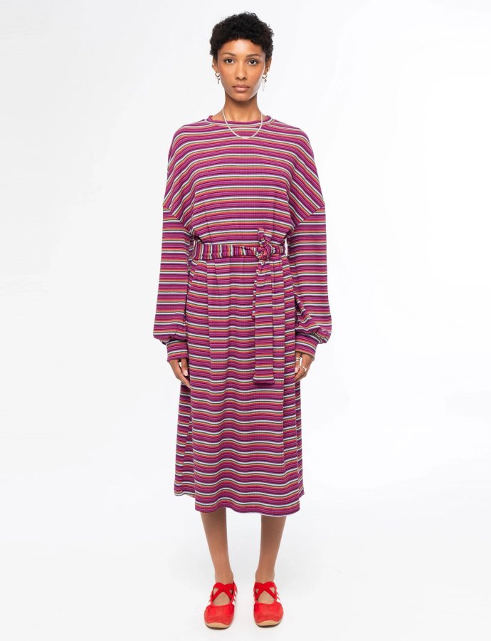 Harmony long dress rib