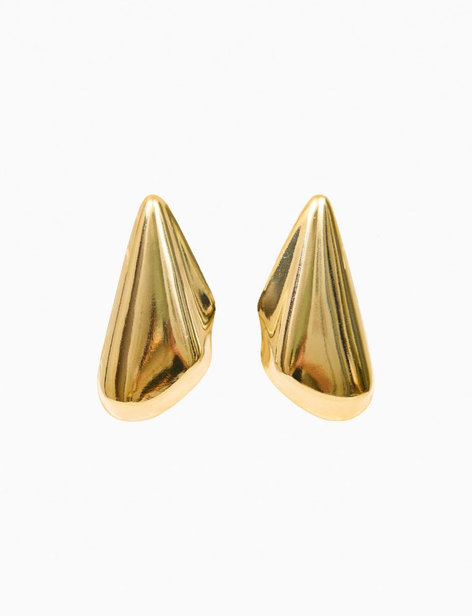 Zion gold earrings