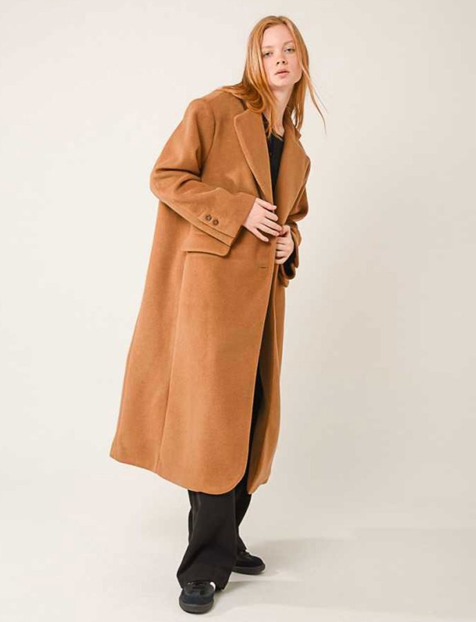 Kathie oversized coat camel