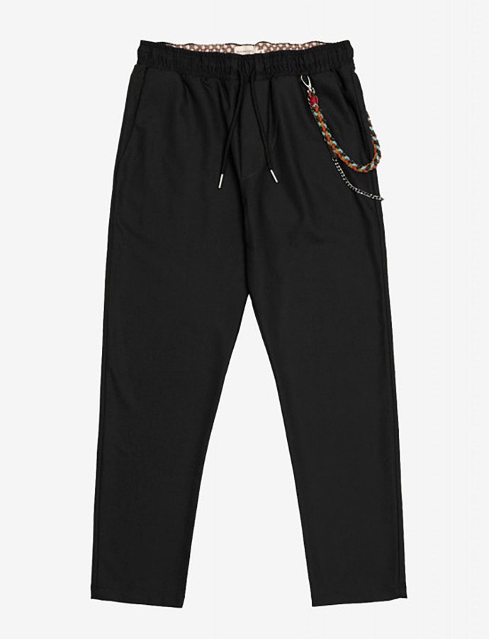 Comfortfit drawstring trouser black