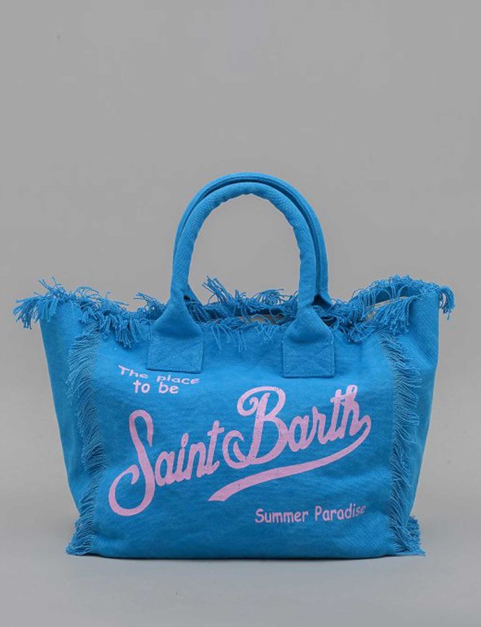 Vanity canvas 3221 blue bag