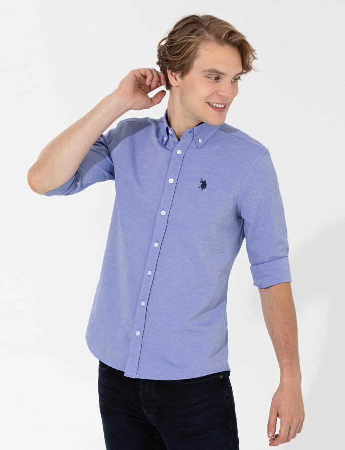 Evan shirt blue
