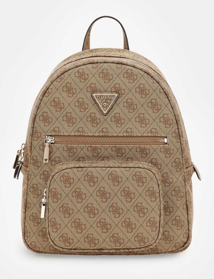 Eco elements backpack latte logo