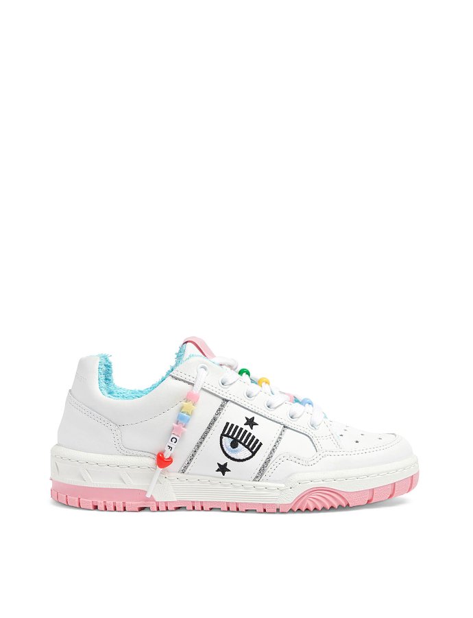 CF1 Sneakers white-pink beads