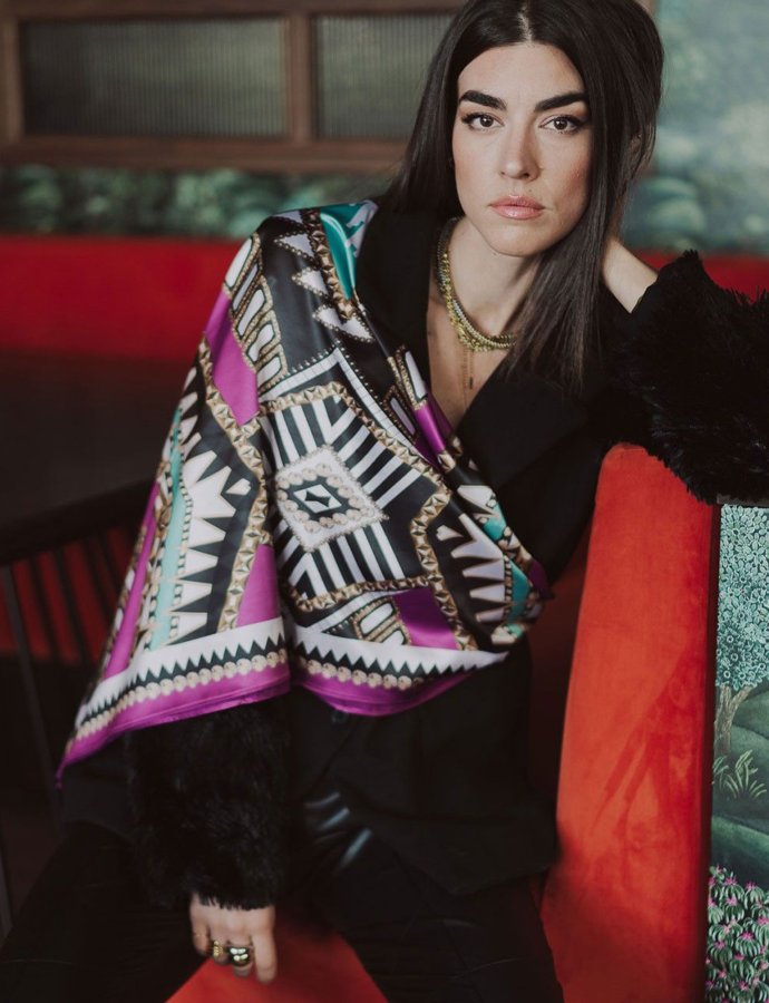 Guasave satin scarf