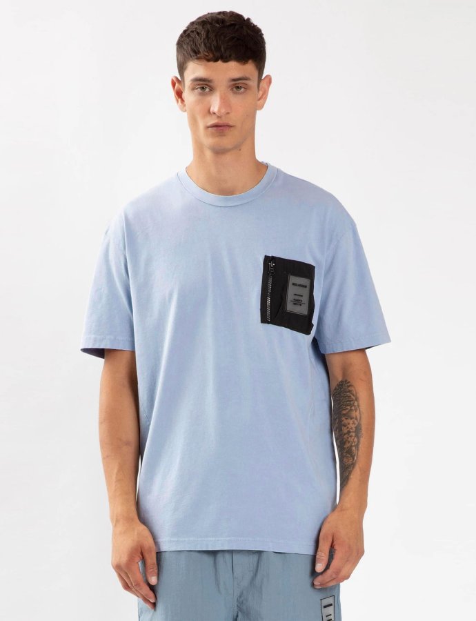 Recruit tee washed blue