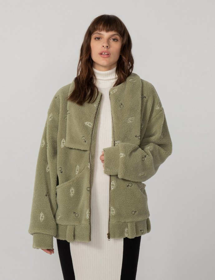 You and Eye jacket Olive green