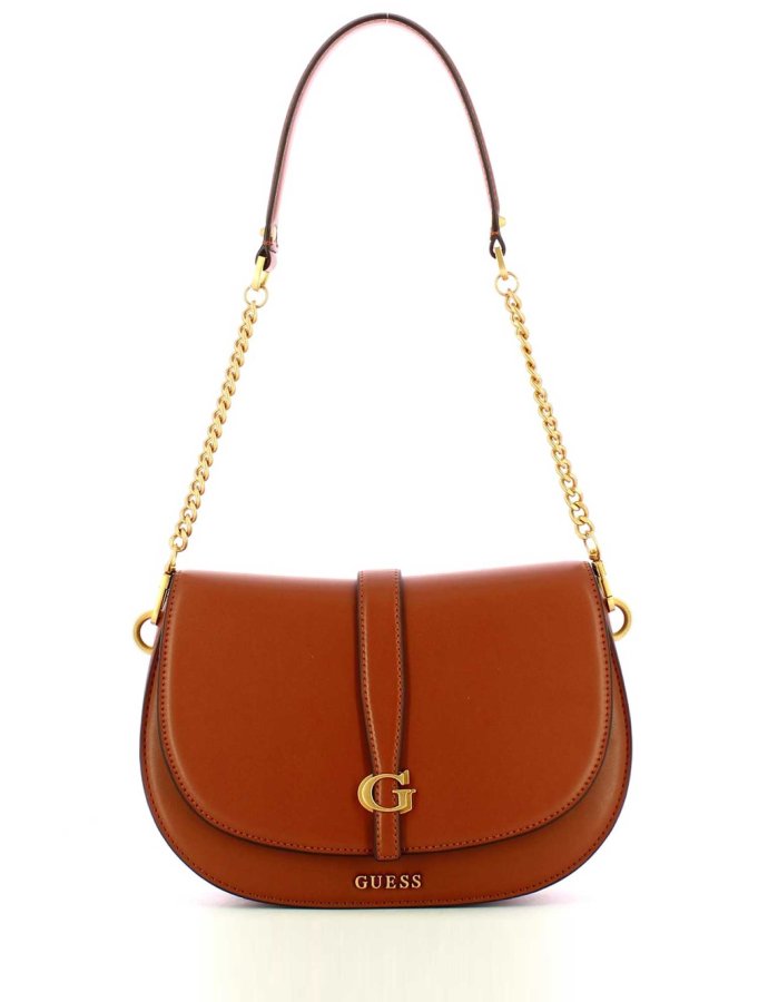 Kuba flap bag cognac