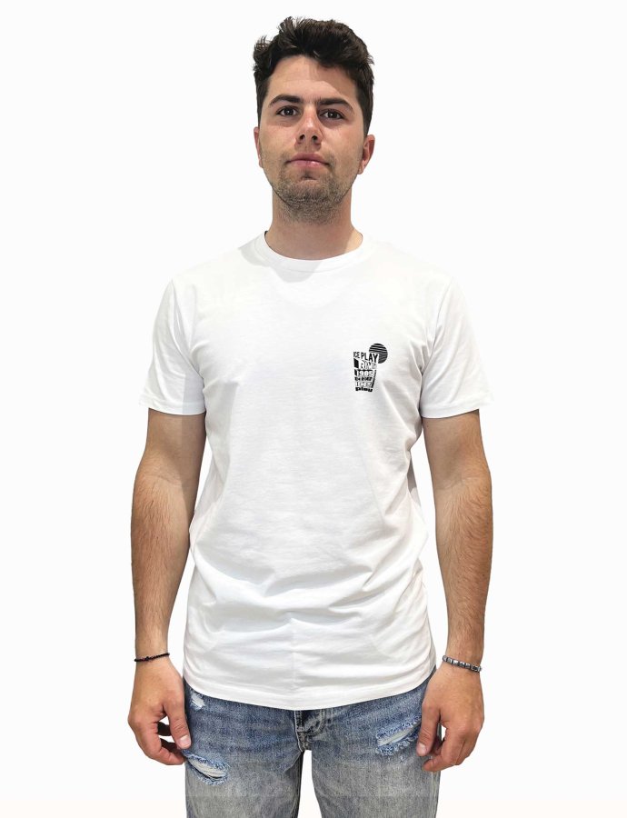 Cocktail jersey t-shirt white