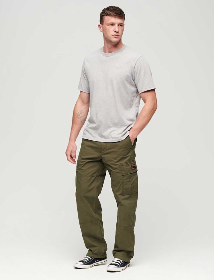 Baggy cargo pants drab olive green