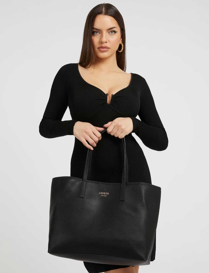 Vikky large tote bag black