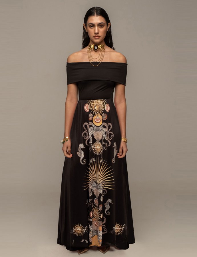 Abyss long skirt