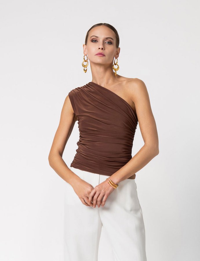 Adriana top brown