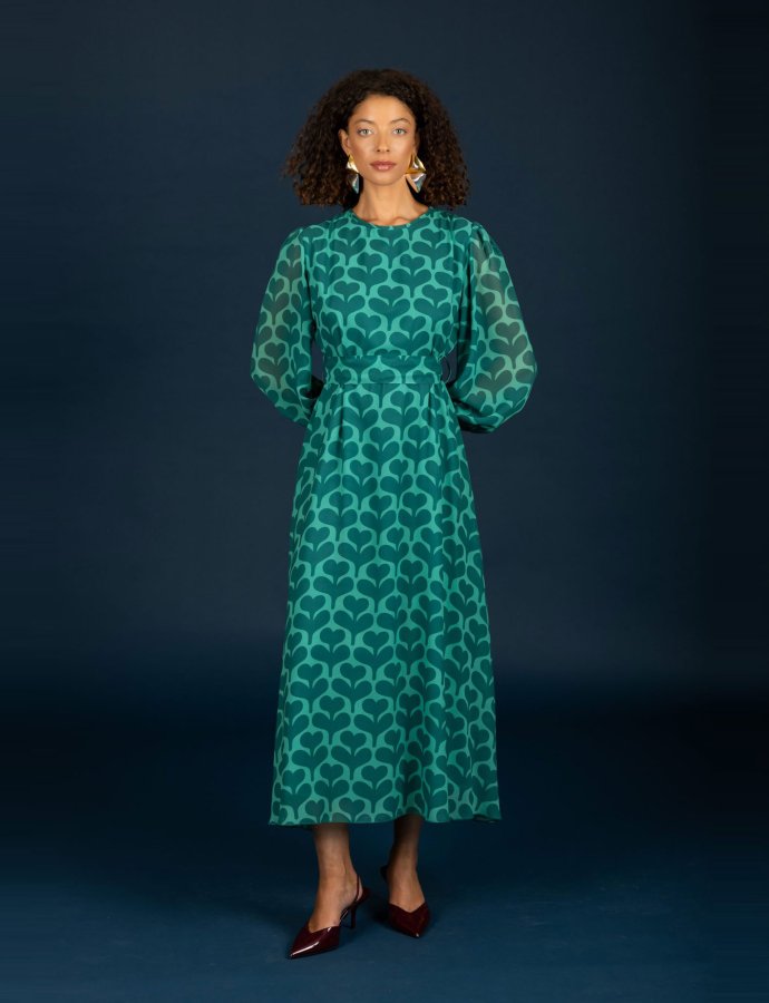 Agatha dress green