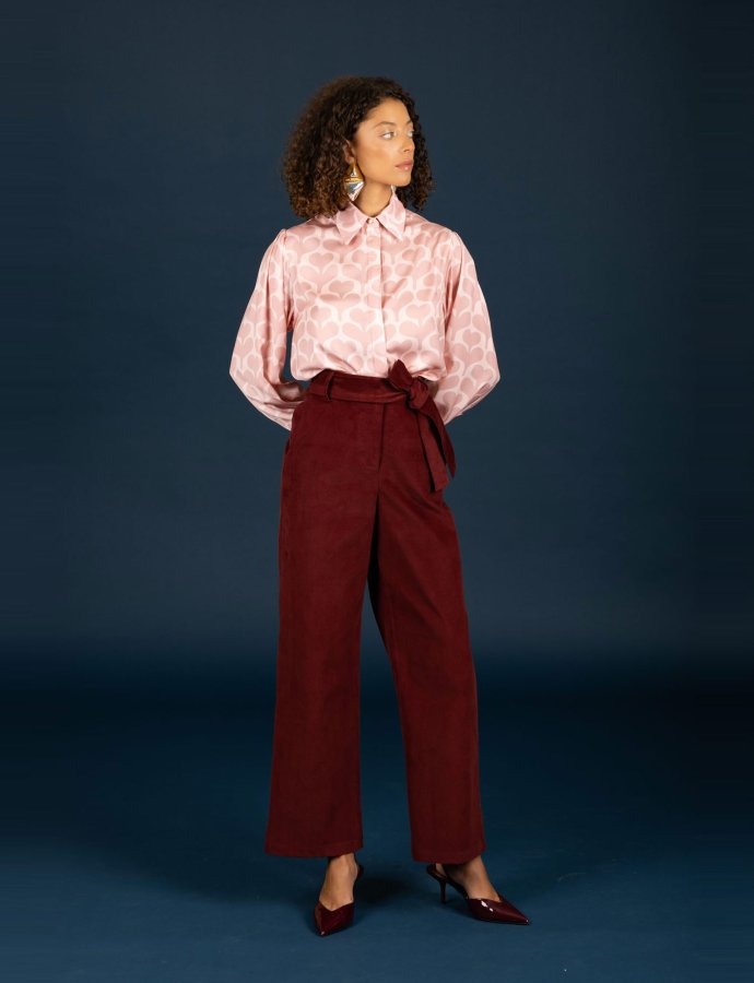 Akelia pants bordeaux