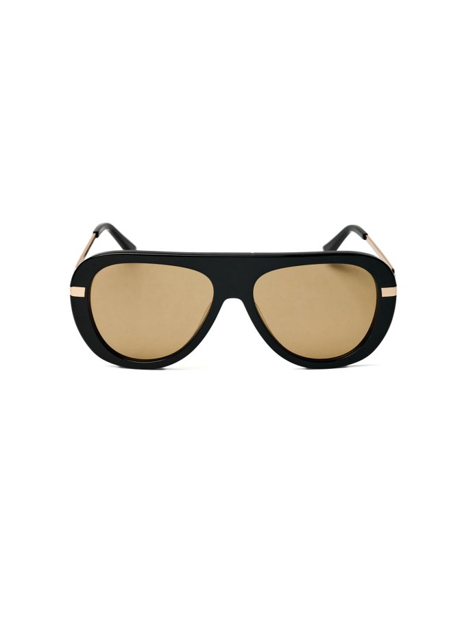 Alexia black beige sunglasses
