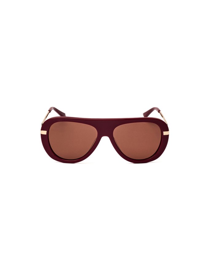 Alexia burgundy sunglasses