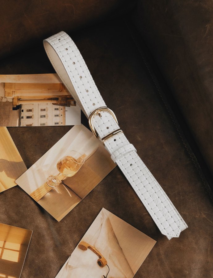 All right belt off white-gold