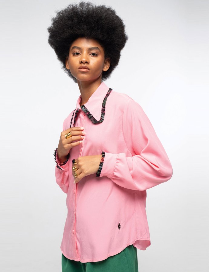 Anamone shirt bubblegum pink