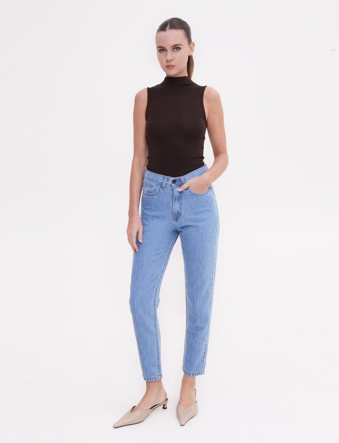 Angela blue denim pants