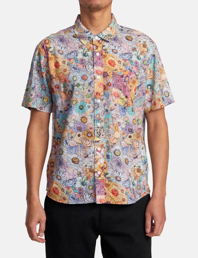 Sage Vaughn short sleeve floral shirt