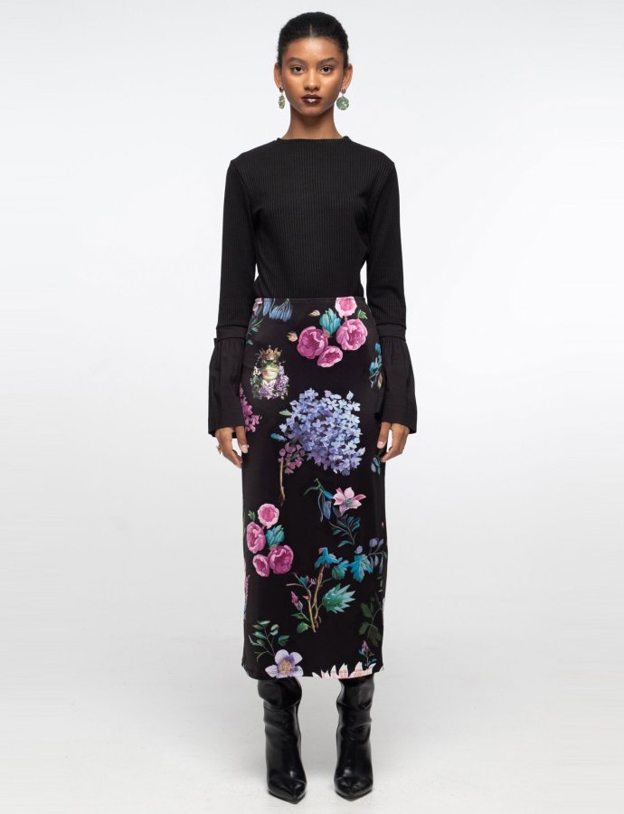 Azalea midi skirt