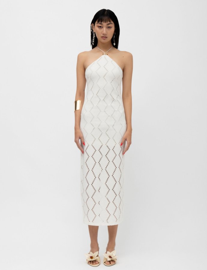 Azure dress white