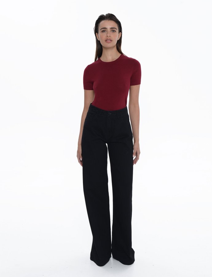 Belen denim pants black