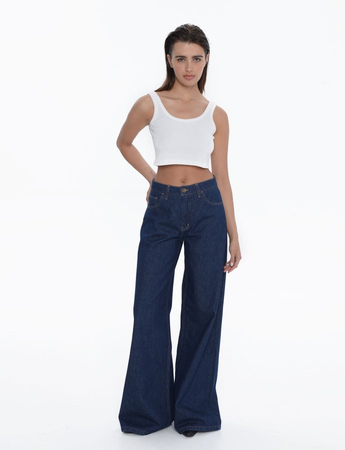 Belen denim pants blue rain