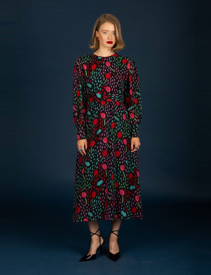 Betty chiffon dress