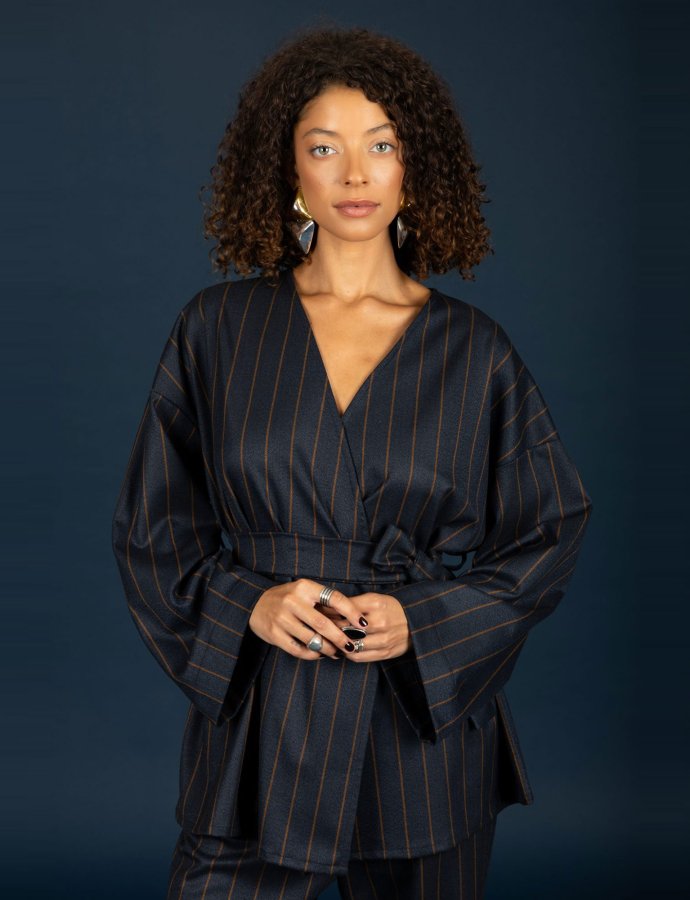 Brendan kimono blue
