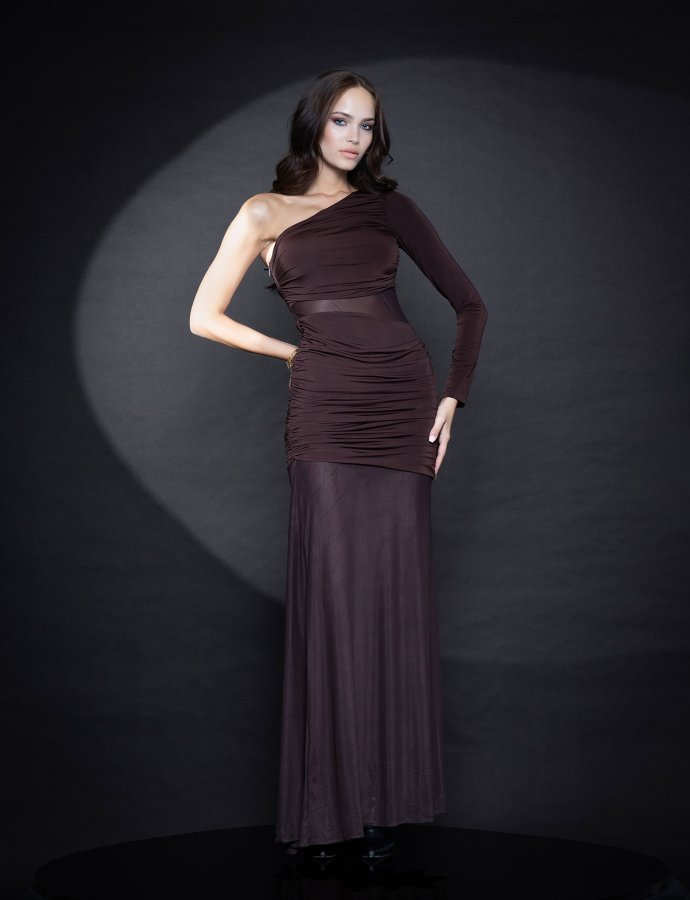 Brooke dress brown