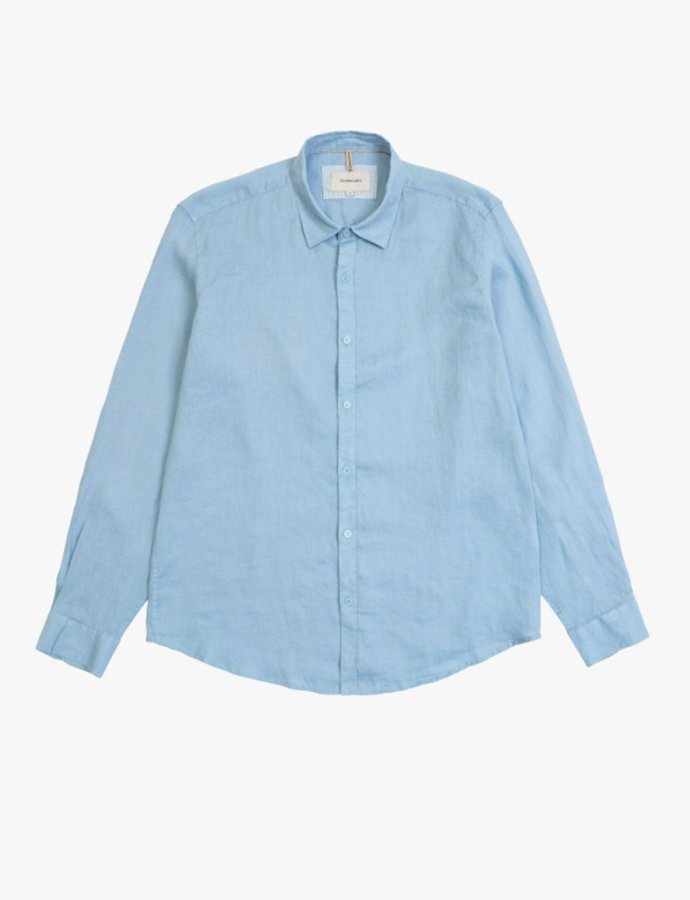Linen shirt light blue