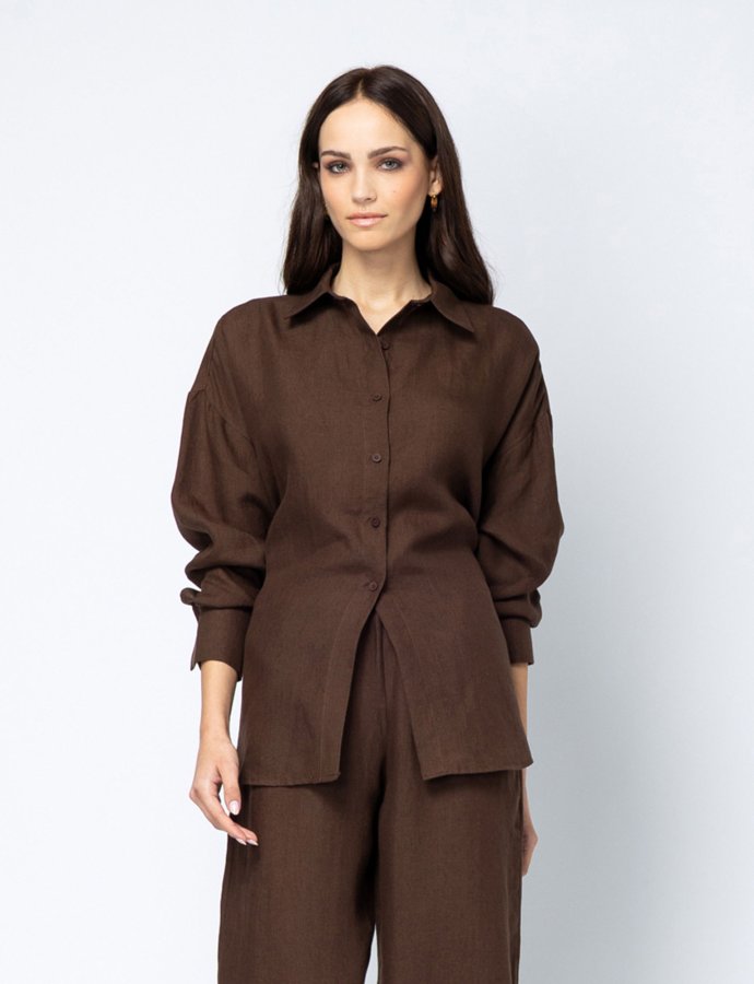 Camille shirt brown