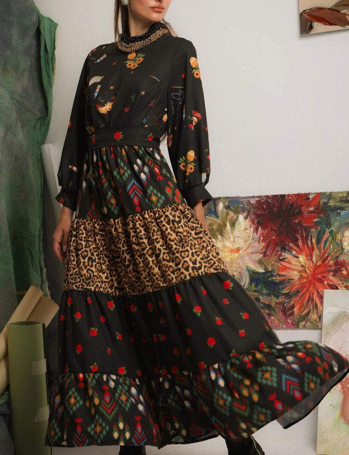 Camille dress black