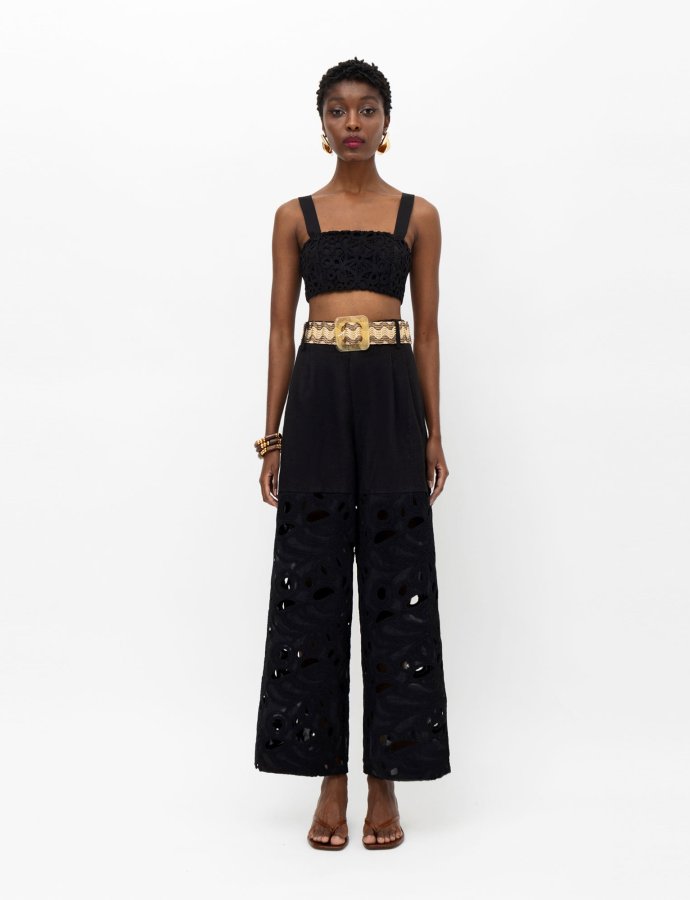 Cape pants  black
