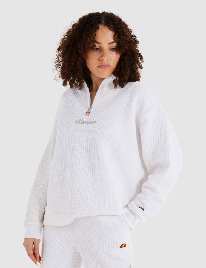 Catic ½ zip track top white