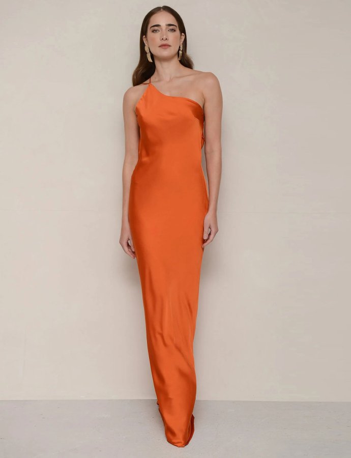 Celeste orange dress
