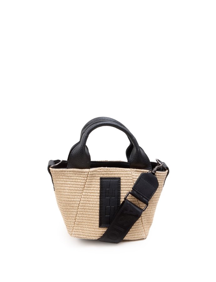 Classy basket straw beige