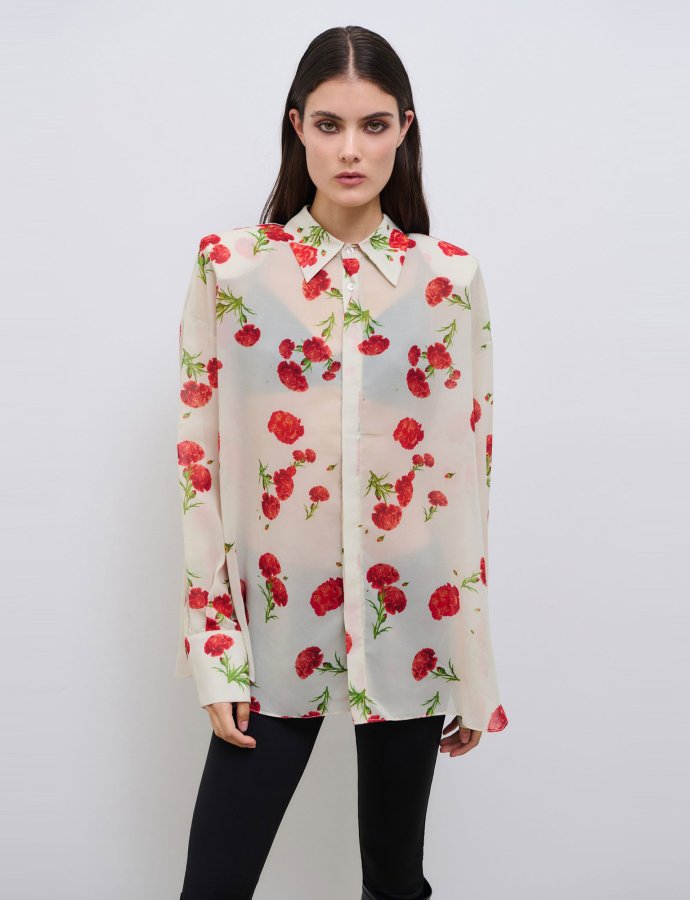 Carnation dream shirt ecru