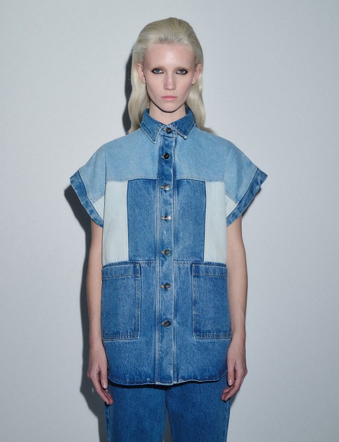 Denim gillet