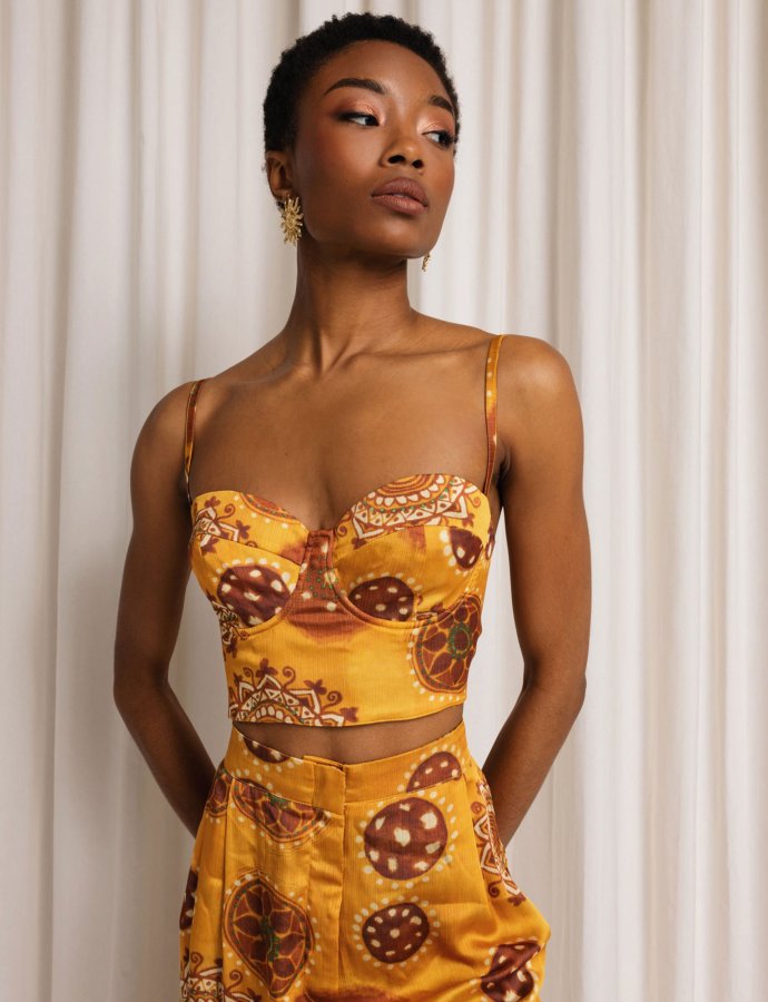 Dione bustier top