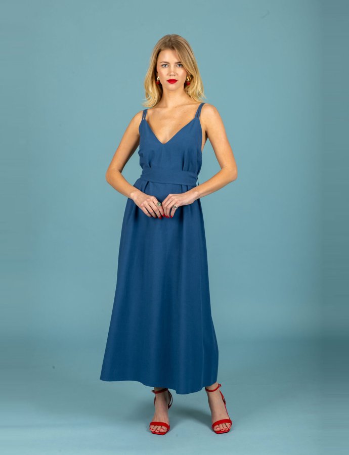 Dorian dress blue