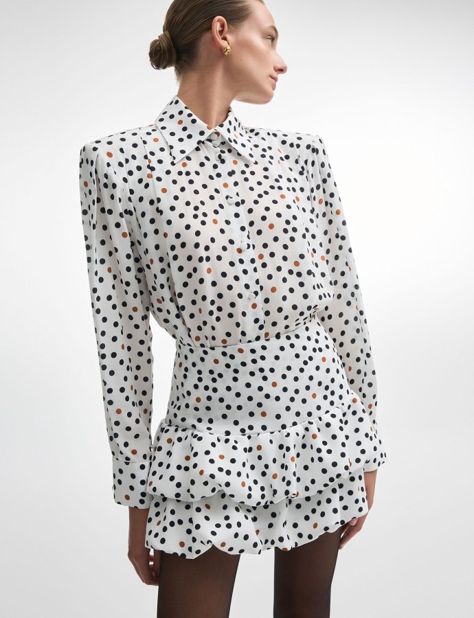 Dot com shirt polka dots