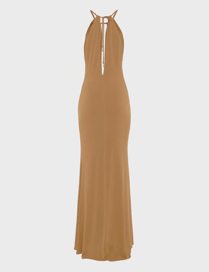 Earth  long dress brown