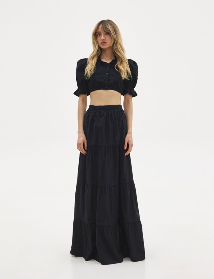 Emine gypsy skirt black