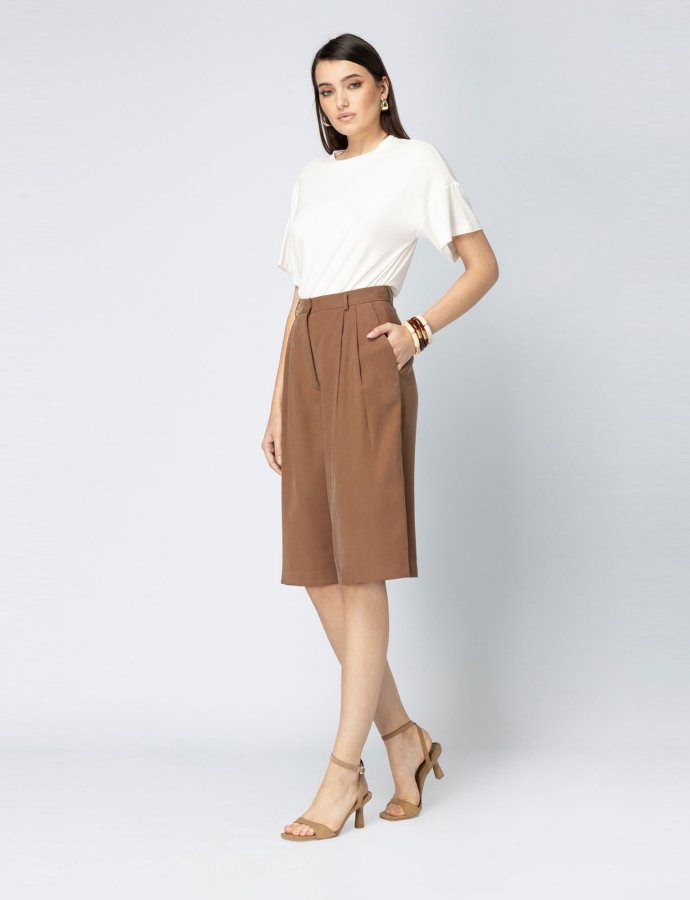 Emile bermuda shorts brown